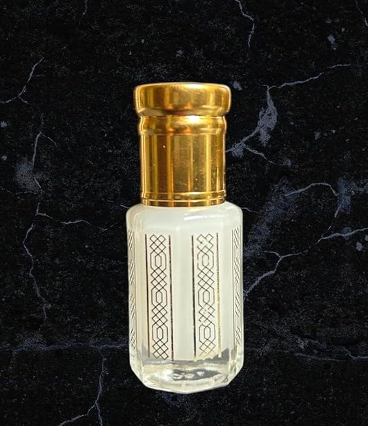 MUSK ALTAHARA White 6ml | Artisanal Hand Crafted Perfume Oil Fragrance for Women and for Men | Incense Scented Body Fragrance | Pure Perfume Alcohol Free