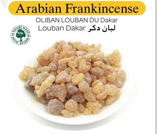 Frankincense Resin | Arabian Frankincense | Frankincense Tears | Aromatic Tear Rock | Olibanum Gum | Natural Incense | LUBAN - BAKHOUR (4 Ounces)