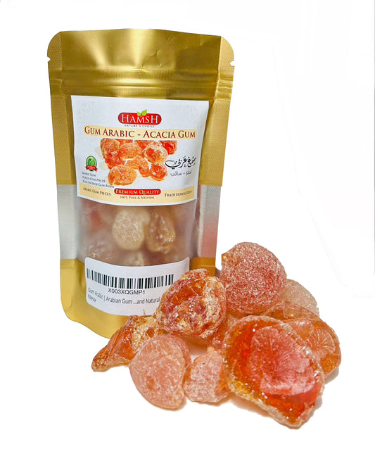 Gum Arabic | 4oz 0.0.25 lb | Arabic Gum | Acacia Gum | Traditional Bulk | 100% Pure and Natural | Beautiful and Large Nuggets | From Africa